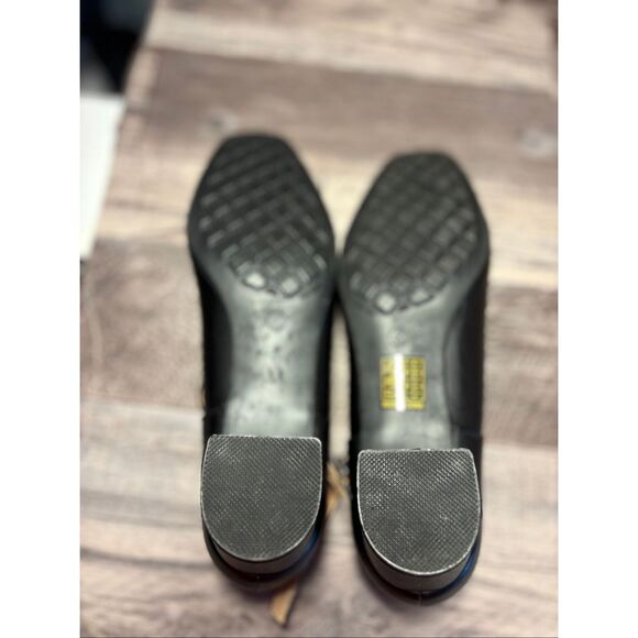 Black Mary Jane Low Heel Dress Shoes – Size 40 - Picture 3 of 4